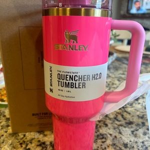 STANLEY Quencher H2.0 Flowstate Tumbler Pink Parade New in box 40 oz Valentine